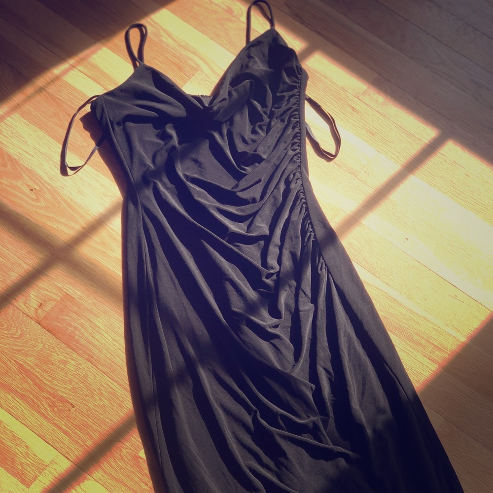 Black cocktail dress